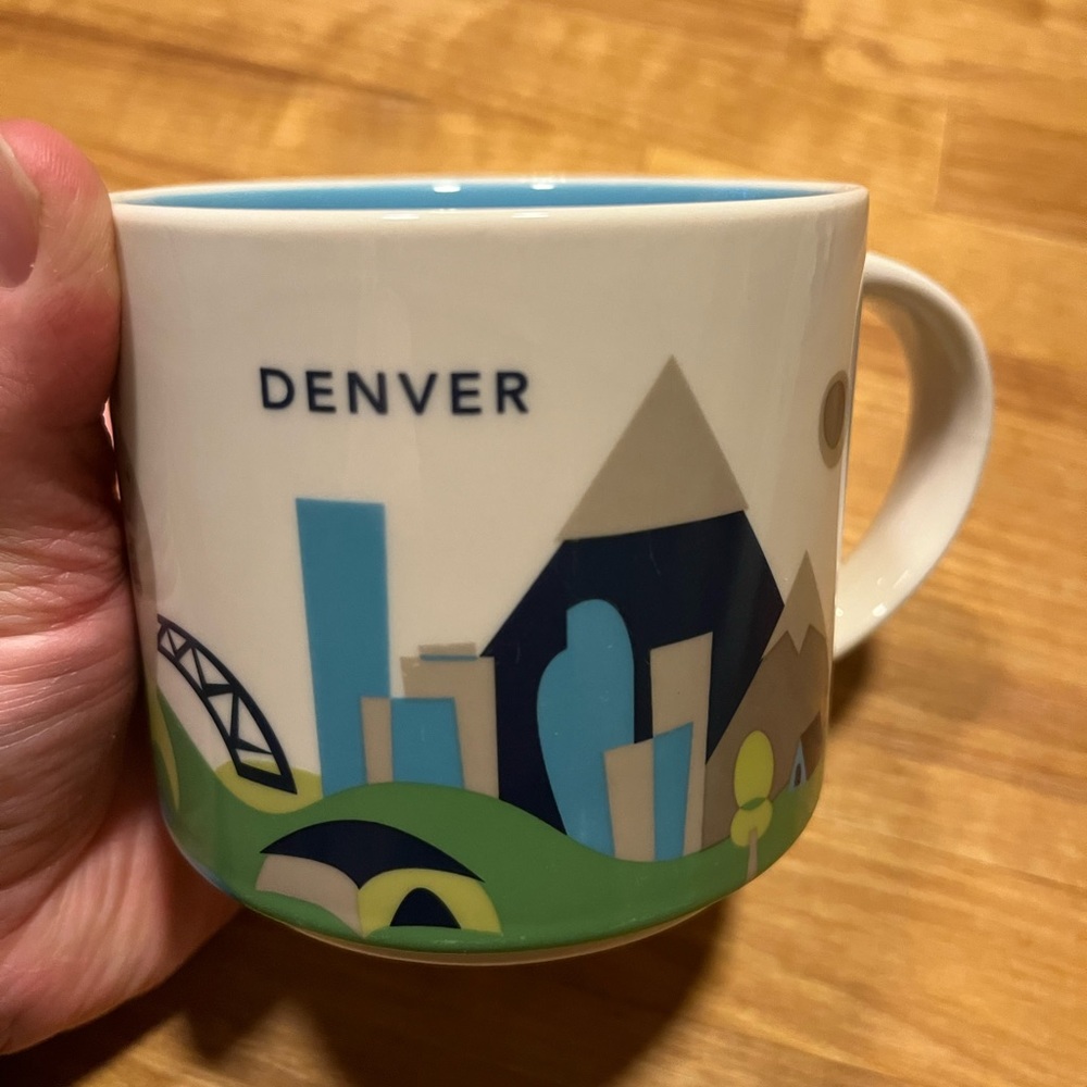 Denver Starbucks city mug. You are here collection.